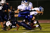 Football Dive PIM 024  Richie Bailey, of East Lake High School, dives into the end zone during a district game against Palm Harbor. - PhotosinMotion.net. : Richie Bailey Photographs, East Lake High School Football pictures, Richie Bailey football pictures, Palm Harbor Florida, PhotosinMotion.net